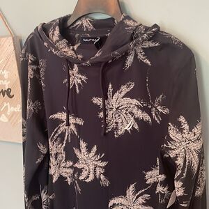 Nautica Palm-print Hoodie - S - NWT